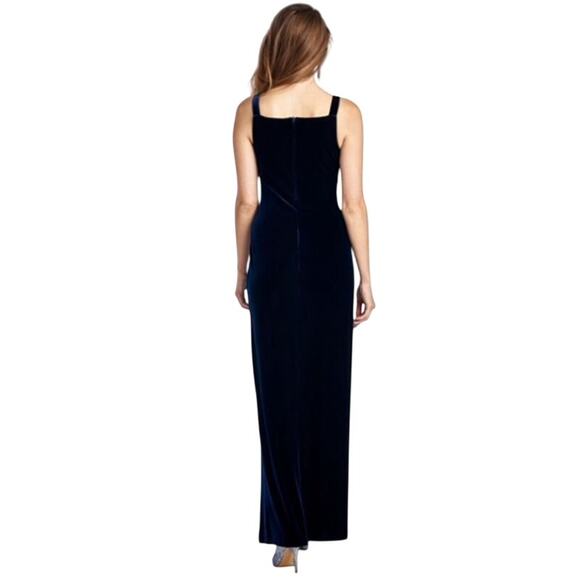 Blondie Nites Women's Velvet Studded Maxi Dress 90s Vintage style Small - Picture 2 of 8